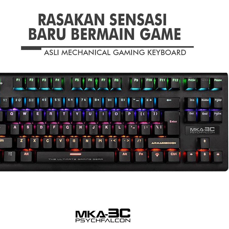 Armaggeddon Tkl Mechanical Keyboard Rgb Mka 3c Blue Switch 2 Years Official Warranty Shopee Singapore