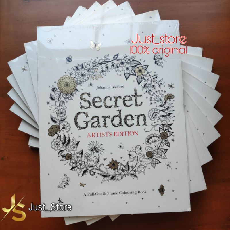 Download Secret Garden Artist Edition Adult Coloring Book Import Johanna Basford Shopee Singapore