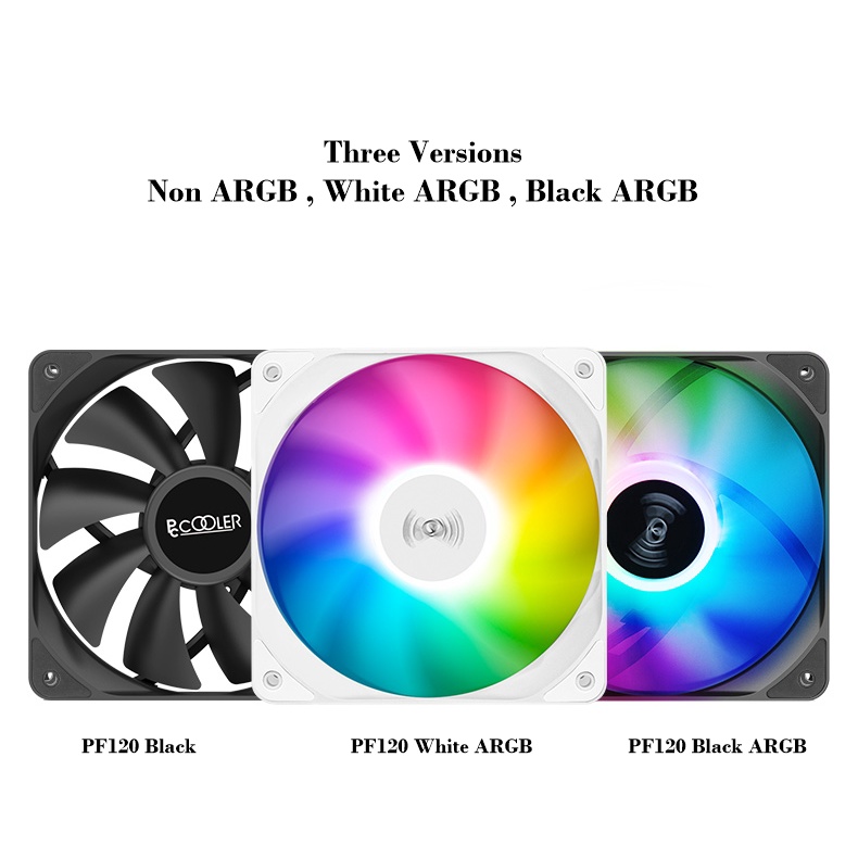 PCCooler ARGB Case Radiator Fans PWM AURA SYNC Shopee Singapore