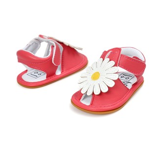 2022 New girl sun flower summer sandals baby shoes soft bottom rubber soles #5
