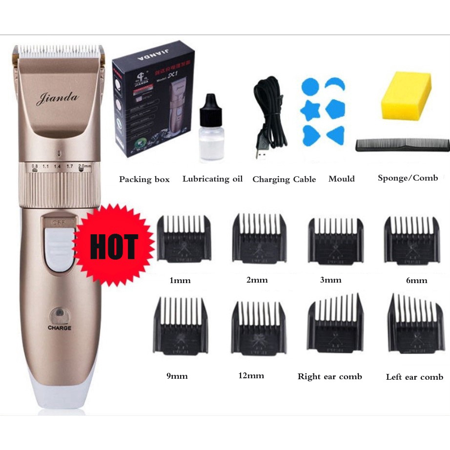 🔥HOT🔥Professional shaver charging pushtype electric hair clipper hair