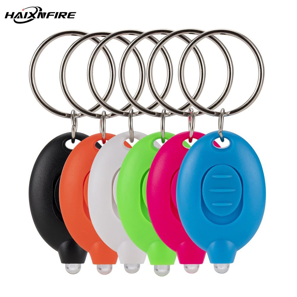 HAIXNFIRE Y02 Mini Pocket LED Flashlight Keychain Light Hanging Lights