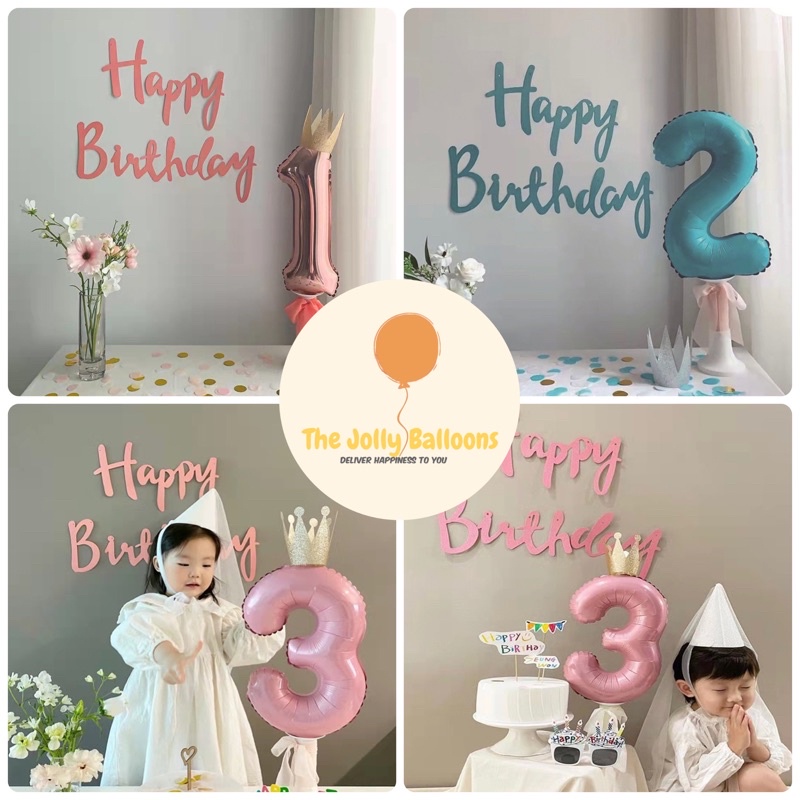 SG READY STOCK/ Happy birthday banner/ Party decorations for birthday Shopee Singapore