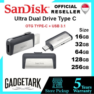 [SG] SanDisk Ultra Dual Drive Type C 32GB | 64GB | 128GB | 256GB thumb drive flash drive pen drive storage OTG Android