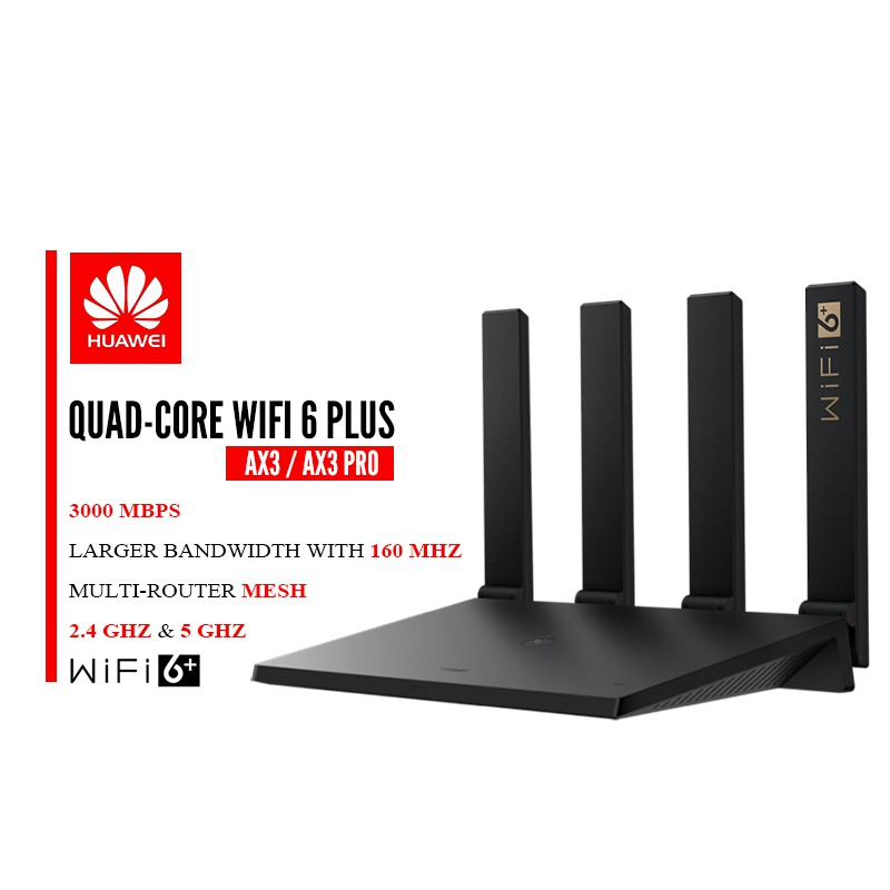 Huawei WIFI AX3 Pro WS7100 WS7206 WiFi 6+ 3000Mbps Quadcore 1.4GHz