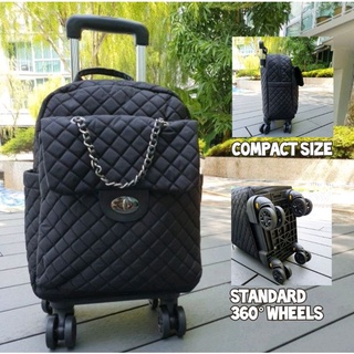 Classic Compact 4-Wheel Trolley Shopping Bag / Backpack (SG Seller)