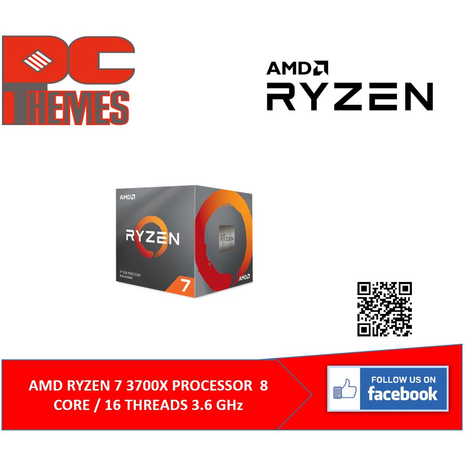 AMD Ryzen 7 3700x Processor 8-Core / 16-Thread 3.6 GHz ...