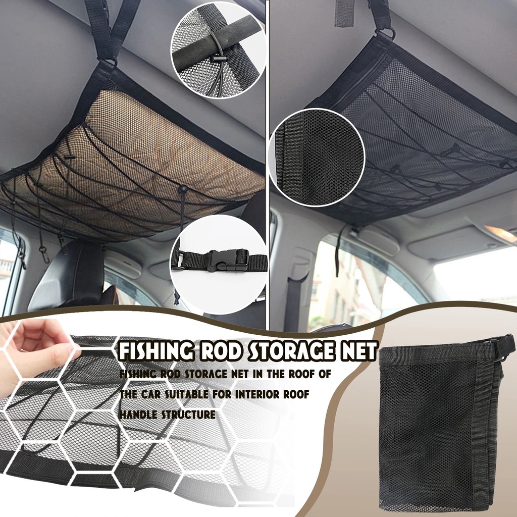 Voiture Roof Storage Net Car Roof Net Bag Car Accessories Interior