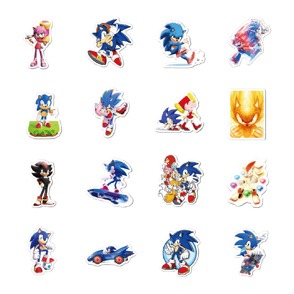 Sonic Sticker Sonic Movie Inspired Sticker Sonic Decal Sonic The Hedgehog 