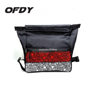 Front Block Bag Folding Bicycle Sling Waterproof Flag ...