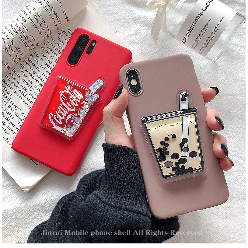 Pepsi Coca Cola Milk Tea Phone Case Huawei Mate 9 10 Lite Mate Pro x Quicksand Soft Cover Shopee Singapore