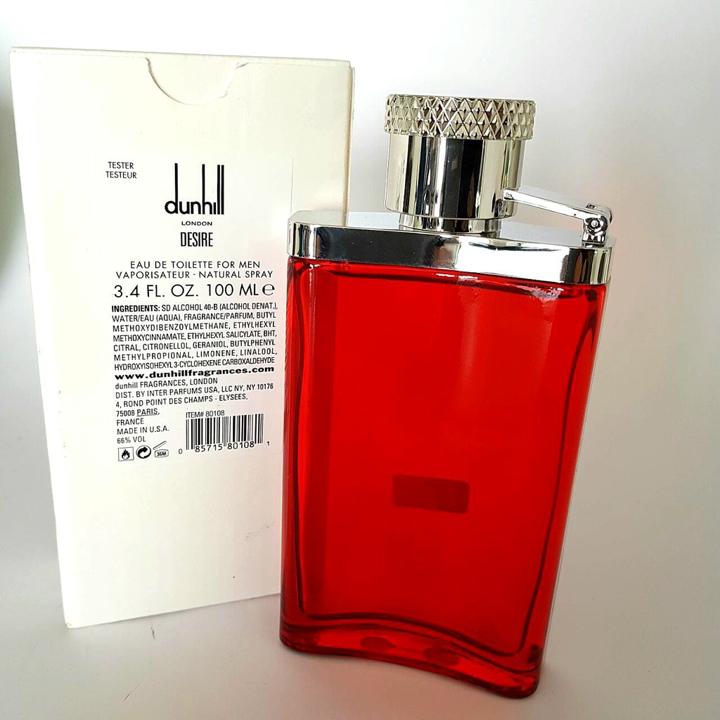 Dunhill Desire Red Edt 100ml Tester Shopee Singapore