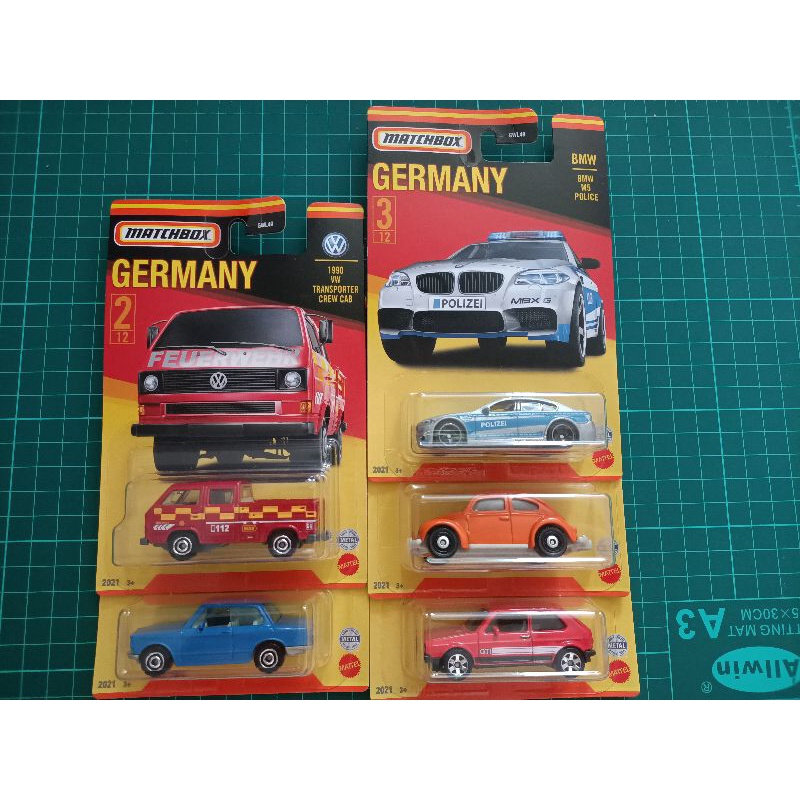 Shop Malaysia Cpl Germany Matchbox Bmw 2002 M5 Volkswagen Transporter Crew Cab Golf Mk1 Beetle Shopee Singapore