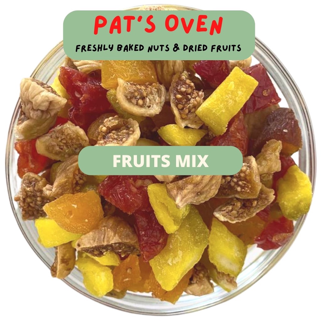 Fruits Mix (Fig, Guava, Apricot, Cherry Tomato, Golden Raisin), Pats