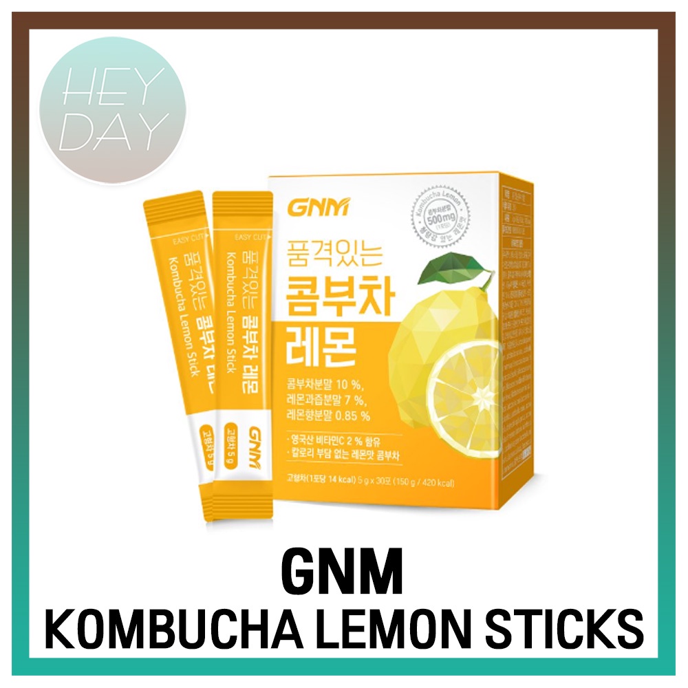 [GNM] Kombucha Lemon 30 Sticks/Health Food/Carbonated Beverage/Green