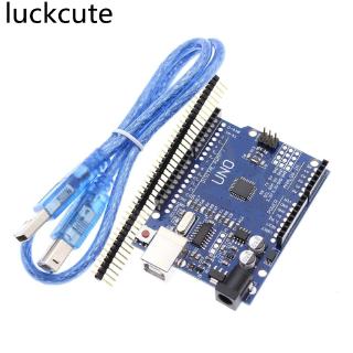 high quality One set UNO R3 CH340G+MEGA328P Chip 16Mhz For Arduino UNO R3 Development board + USB CABLE