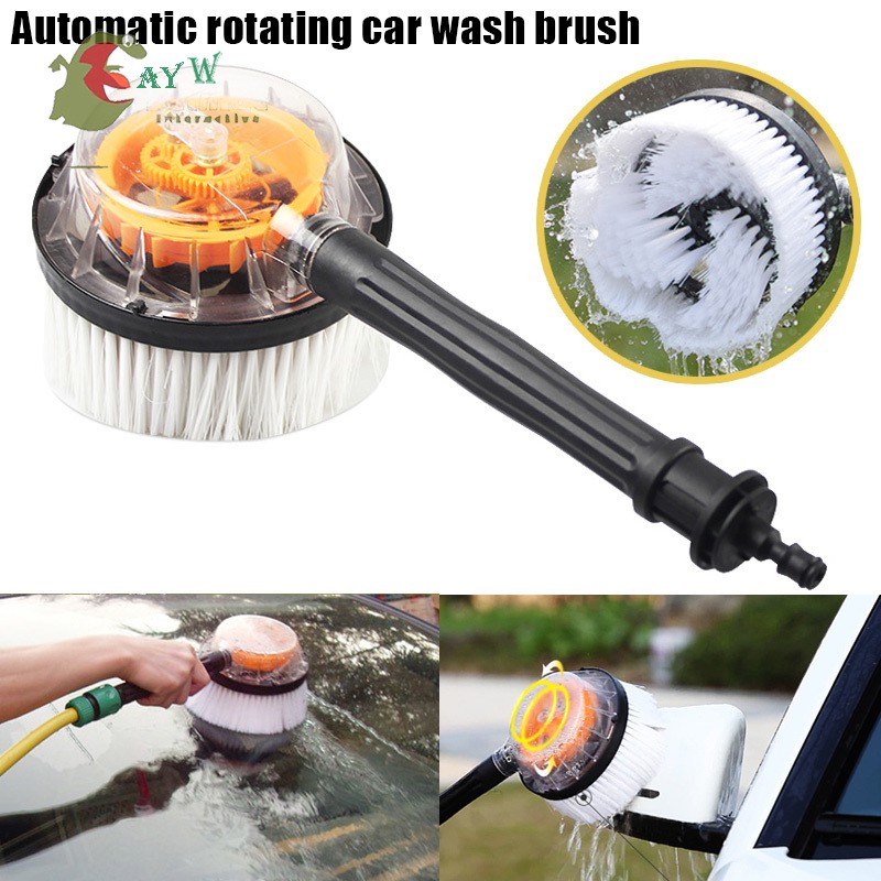 AYW Rotating Wash Brush Universal Pressure Washer Hose Cleaner Car