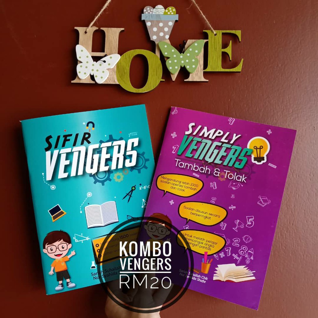 Buku Siri Simply Vengers (Tambah dan Tolak) &amp; Sifir