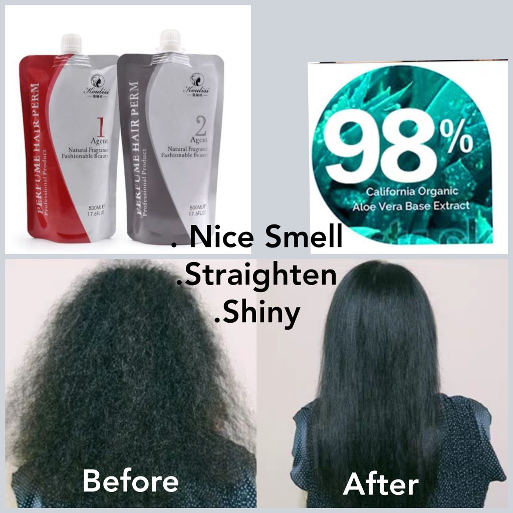 Hair Rebonding Hair Straightening Perfume Cream Rebonding 500ml Neutralizer 500ml Shopee Singapore