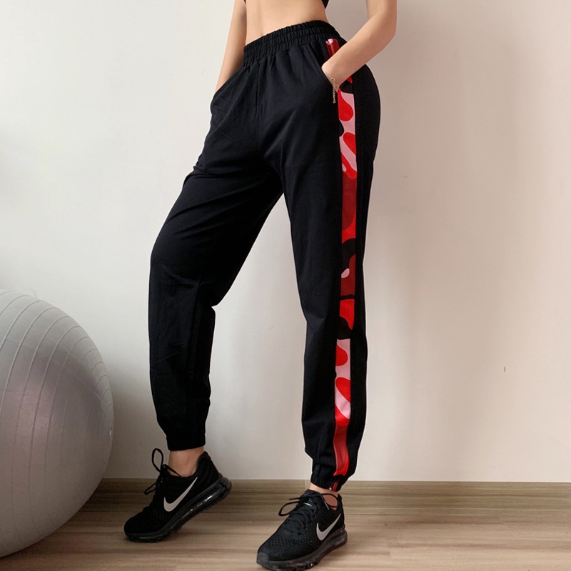 loose running trousers