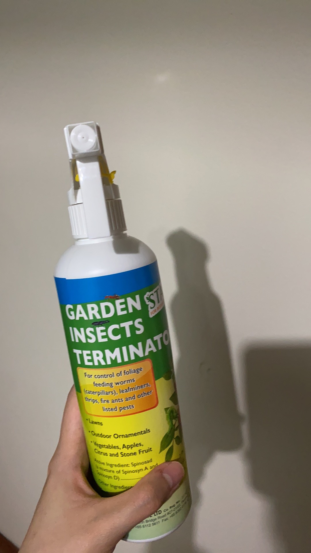 Starx Garden Insect Terminator Spinosad Pesticide Insecticide Spray 500ml Shopee Singapore