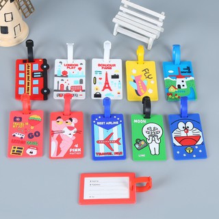 Cute Cartoon Travel Luggage Tag Stitch/Hello Kitty/Doraemon/Minion/Rilakkuma/Etc