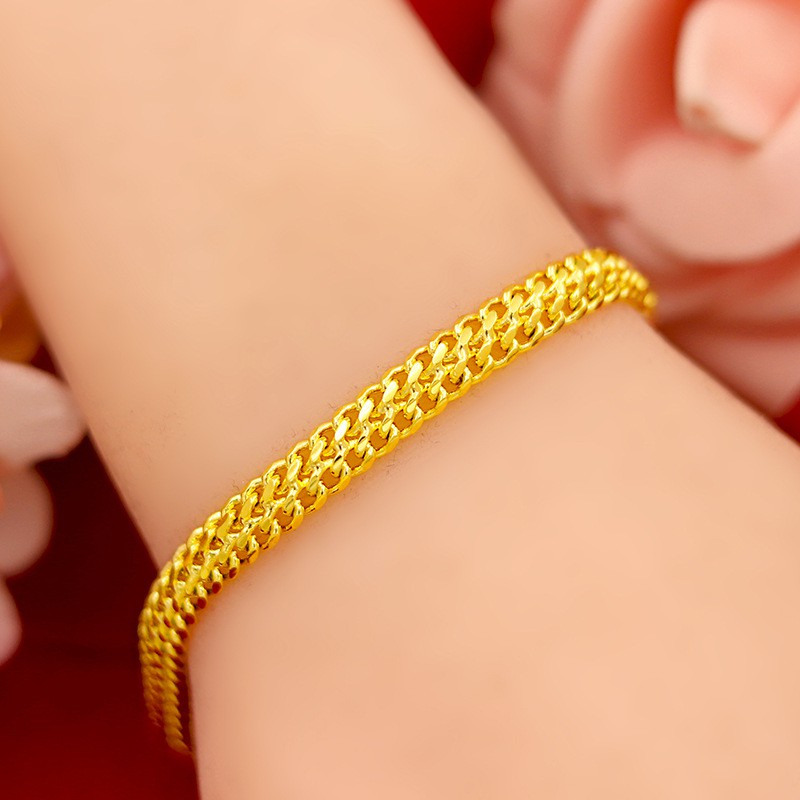 Pawnable 916gold Fashion Women S Fine Bracelet Gold Bracelet Real Gold Shopee Singapore