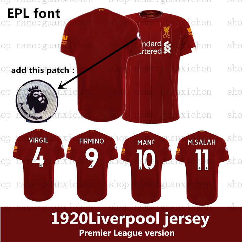 liverpool jersey with name