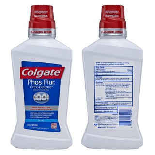 Colgate Phos Flur Anti Cavity Fluoride Rinse Mint 500ML | Shopee Singapore