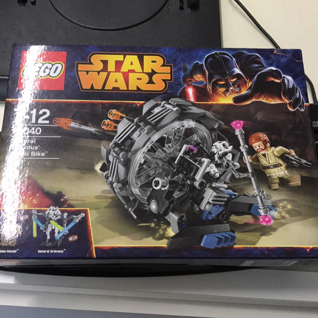 lego star wars general grievous wheel bike