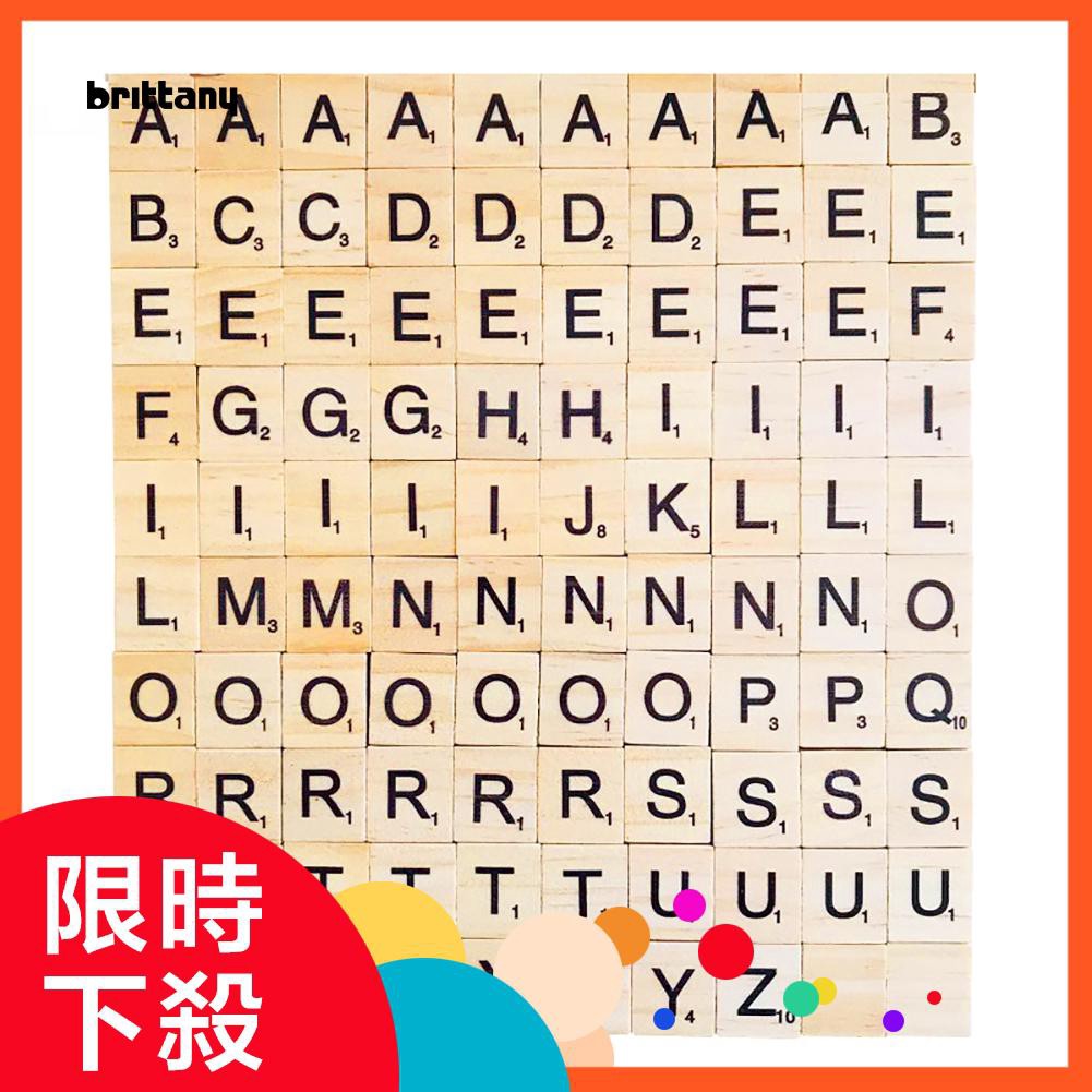 Hap 100pcs Wooden Alphabet Diy Puzzle Box Early Learning Toy Shopee Singapore