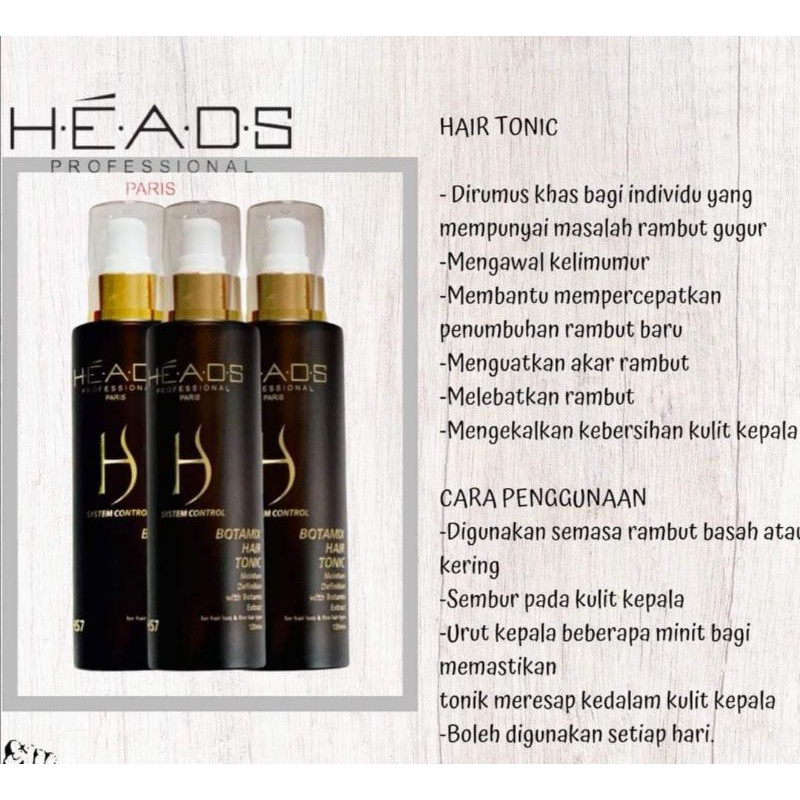 Shop Malaysia Heads Professional Shampoo Set Hairloss Rambut Gugur Dry Hair Oily Kelemumur Dandruff Shampoo 1000ml Shopee Singapore