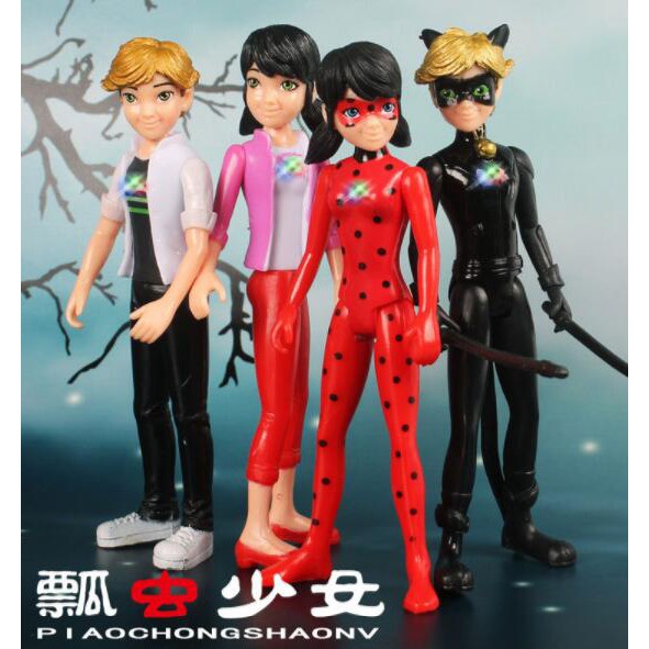 ladybug and cat noir action figures