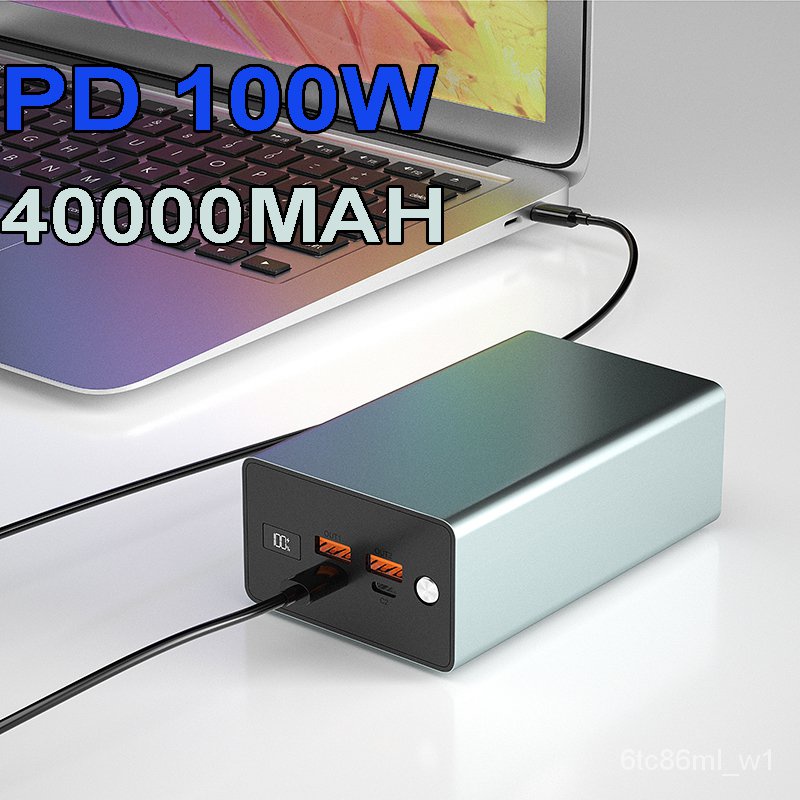 Qc3 0 Usb Fast Charge Dual Usb C Pd Powerbank 100w 60w 65w Laptop Power Bank For Macbook Pro Dell Hp 20000mah 30000mah 4 Shopee Singapore