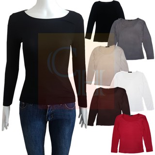 Image of [Shop Malaysia] inner clothes muslimah women long sleeve (musicah lady inner shirt long sleeves)