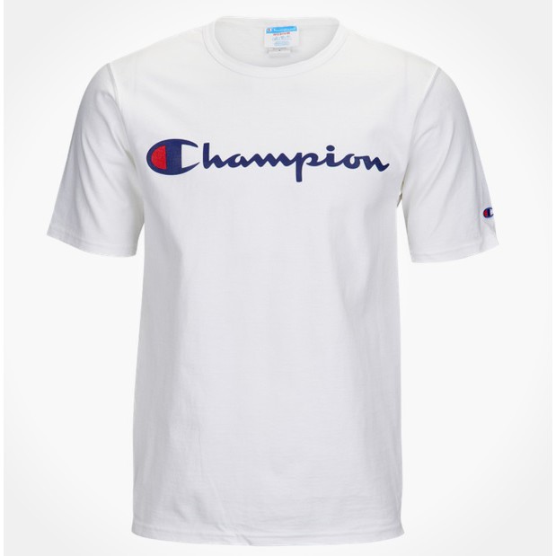 red white blue champion shirt