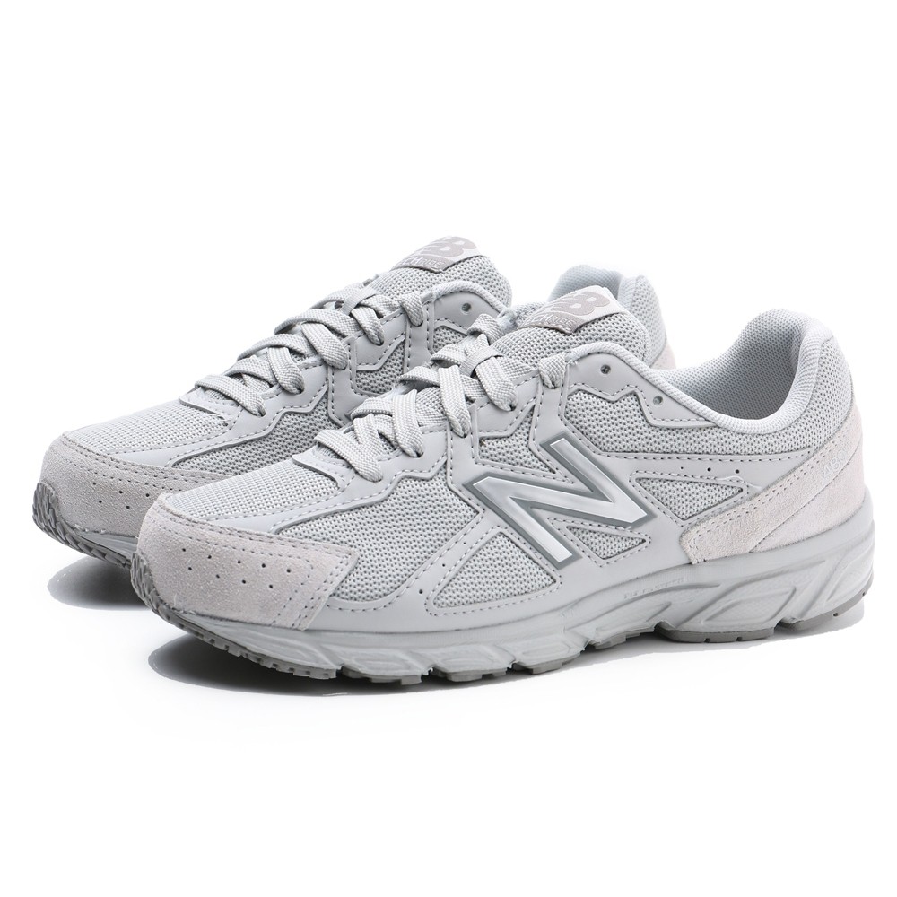 New Balance 480v5 Light Gray Suede Retro Running Shoes | Shopee Singapore