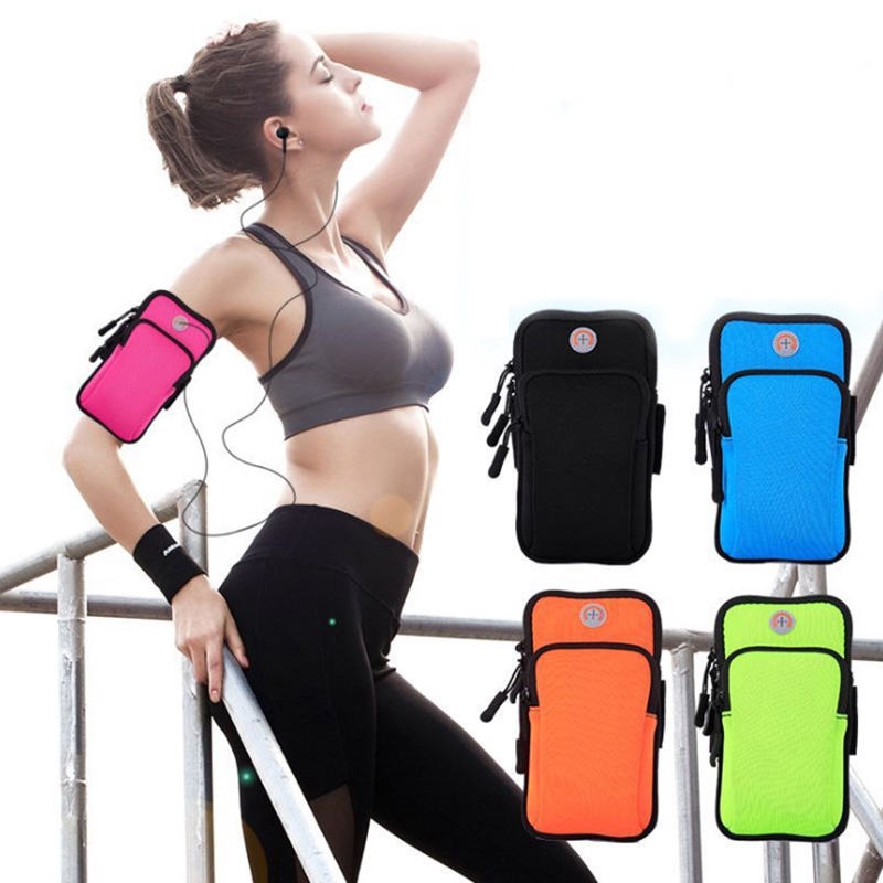 Details about   Armband Phone Holder Case Sports Gym Running Jogging Arm Band Bag For Cellphone 