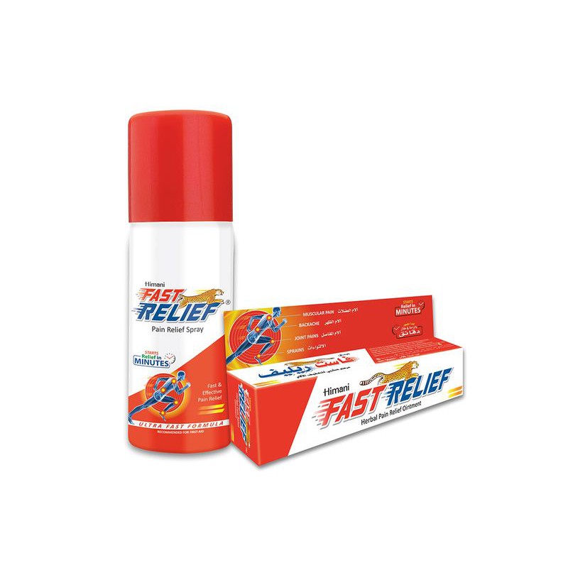 Himani Fast Relief Herbal Pain Relief Spray 150ml + cream Shopee