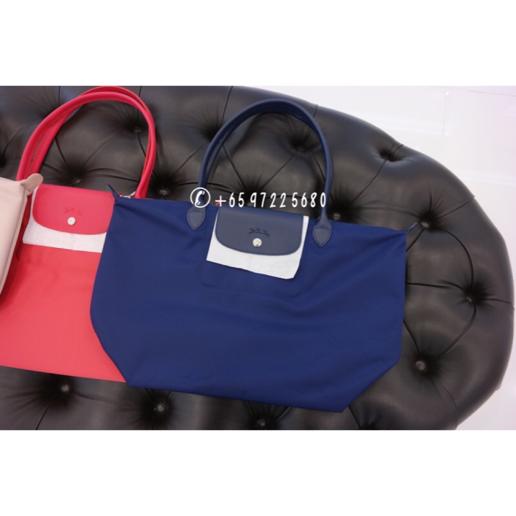 longchamp le pliage neo tote bag large navy