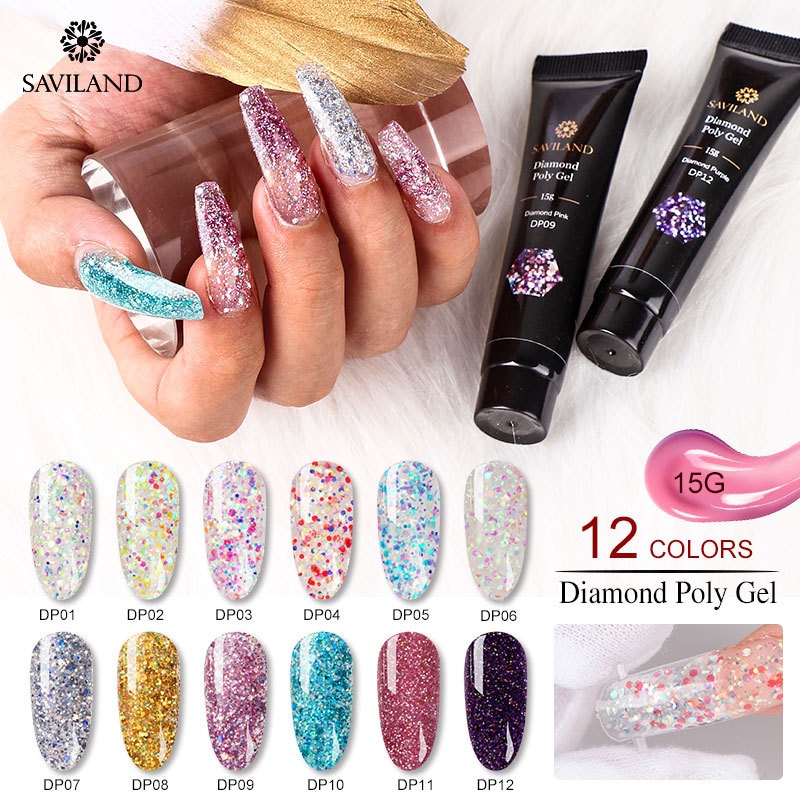 15g Polygel French Nail Acrylic Gel Uv Led Builder Polish Tips Enhancement Slip Solution Quick Extension Gel Nail Tip Form Shopee Singapore