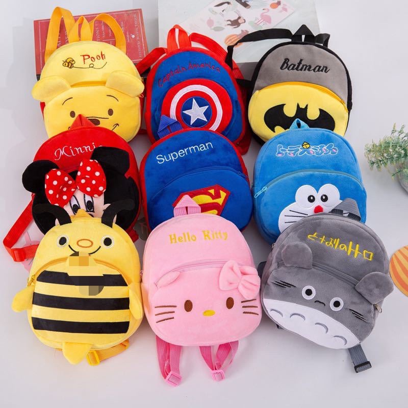 LINQING Cute children bag back pack