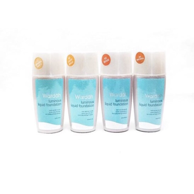 luminous wardah foundation