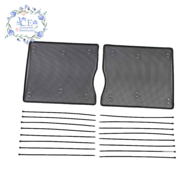 Front Grille Insect Nets Mesh Decor Cover for Jeep Wrangler JL JT