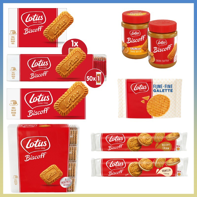 [Lotus Biscoff] Lotus Biscoff Biscuits(125g 250g 312.5g 700g) / Lotus