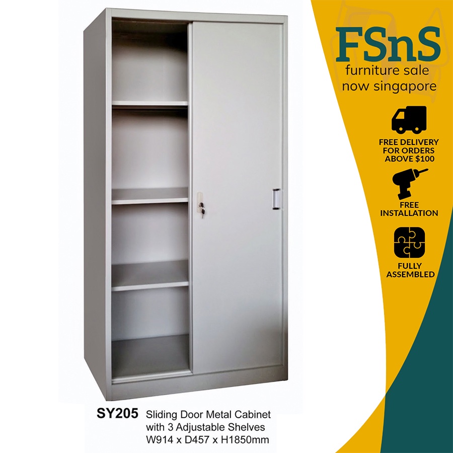 SG Ready Stock Office Filling Metal Cabinet ( Size:L914xD457xH1850 ...