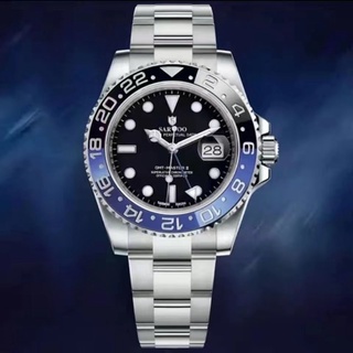 Men's Watch Men's Business Date Calendar Watch Fashion Stainless Steel Men's Quartz Watch (Gift Box*1) #0