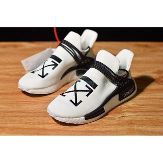nmd human race black and white