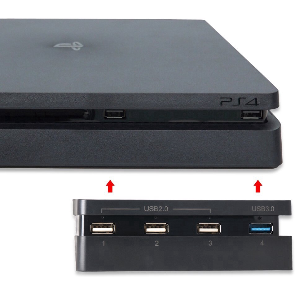 dobe ps4 slim usb hub