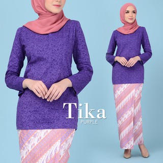 CLEARANCE   TIKA Baju  Kurung  Moden  Batik Kedah  Cotton  